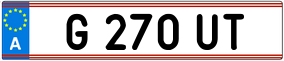 Truck License Plate
